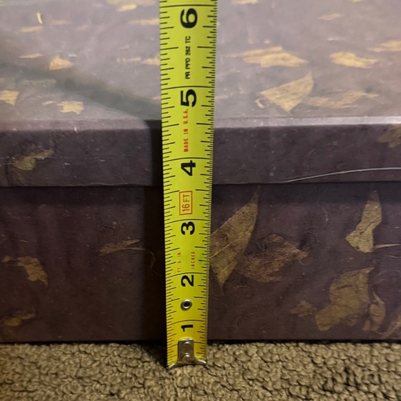 Decorative Purple Storage Box with Label Holder - Picture 8 of 8